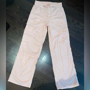 American Eagle Super Soft Light Pink Cargo Pants